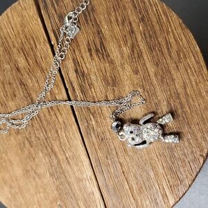 Swarovski‎ crystal bear necklace N3501